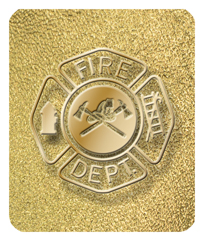 DF35-418-SH-GD Fire Department Shimmer Gold
